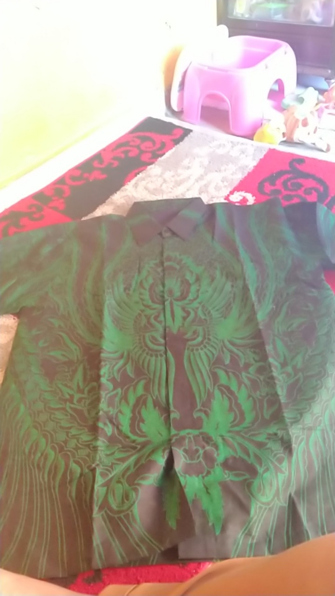 Argawibawa Ijo Panjang Kemeja Batik Pria Full Furing Katun Sragenan