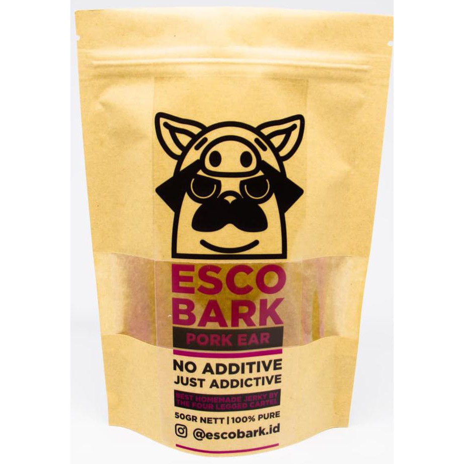ESCOBARK PORK EAR | KUPING BABI KERING DEHYDRATED PIG SNACK ANJING DOG KODE 1055