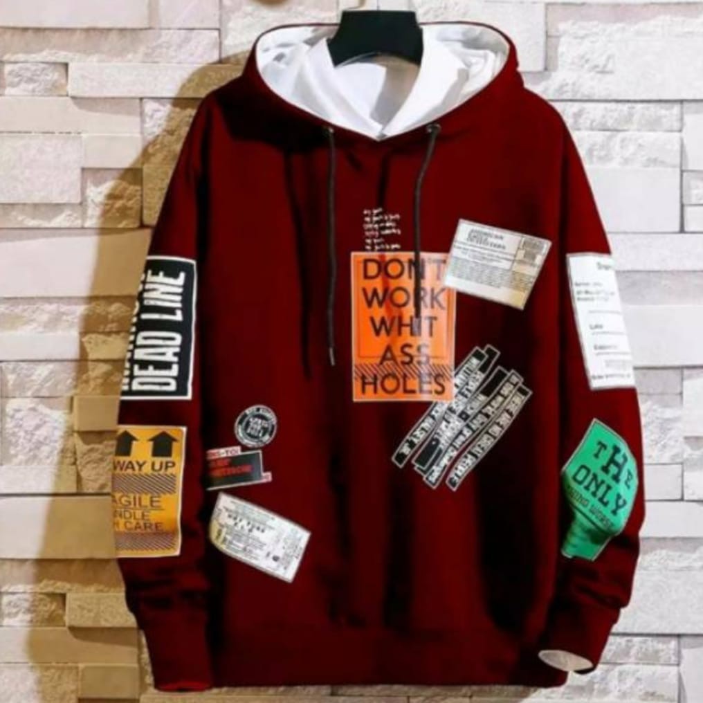 JACKET SWEATER HOODIE DONT WORK PRIA HOODIE MOTIF TERBARU