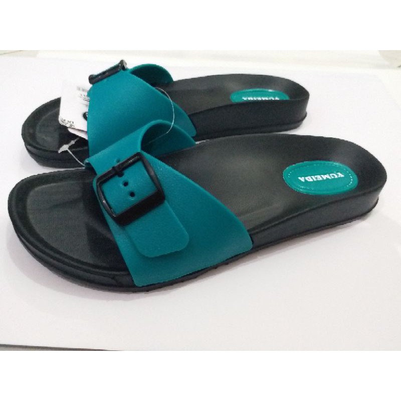 ORIGINAL. Sandal slop gesper wanita YUMEIDA LD 9061 L Size 37-41-5