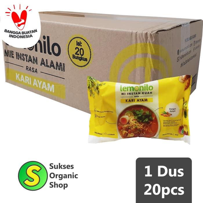 

HOT Mi Kuah Kari Ayam Mie Instant Sehat | 1 Dus x 70gr | Lemonilo HOT