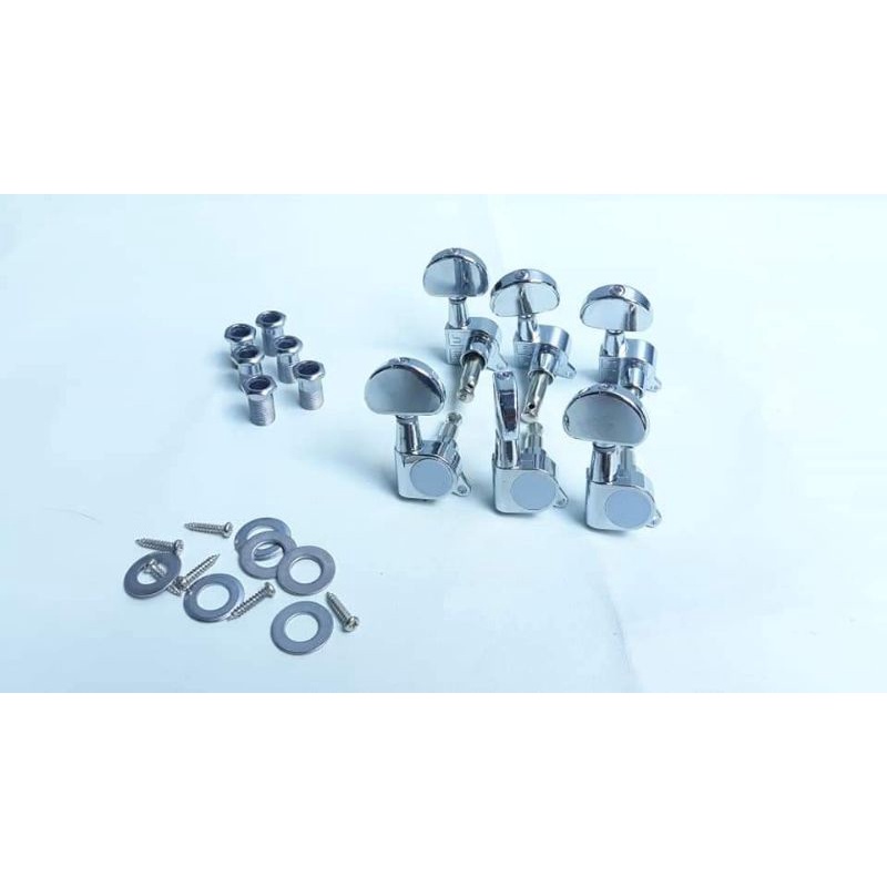 dreyer grover tuning bijian untiran gitar  tuning peg gitar akustik import murah satu set  6 pcs