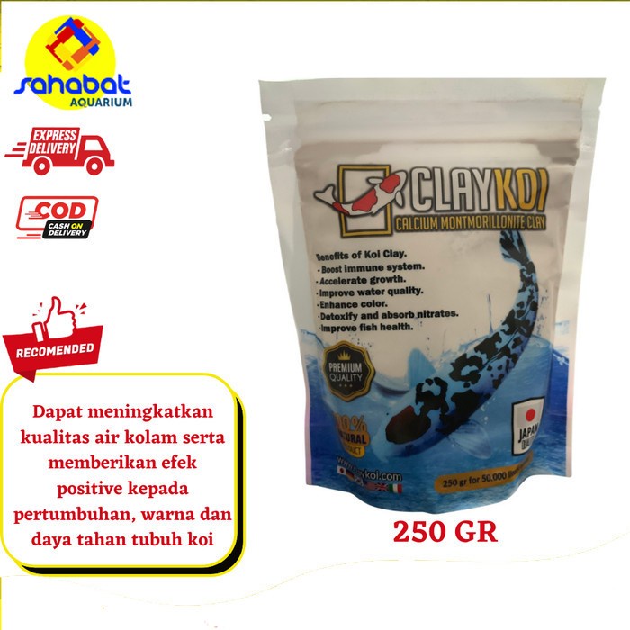 Clay Koi - ClayKoi Calcium Montmorillonite Clay Penjernih Kolam Koi