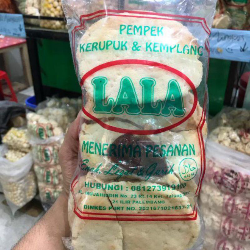 Kemplang Bakar Tunu Renyah 250 gram Pempek Lala 26 Ilir Palembang