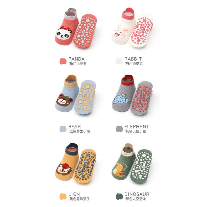 1234OS - PART II THREADED SOCKS / KAOS KAKI TANDUK BAYI GAMBAR ANIMALS BAHAN KATUN KNIT NYAMAN DI PAKAI IMPORT.