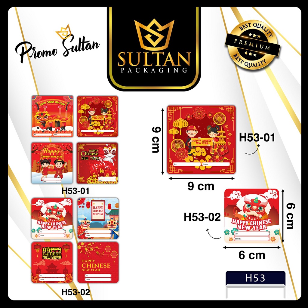 

Hangtag - Tag Label Hadiah Special Imlek - Hangtag Gong Xi Facai Isi 20 Pcs - H53