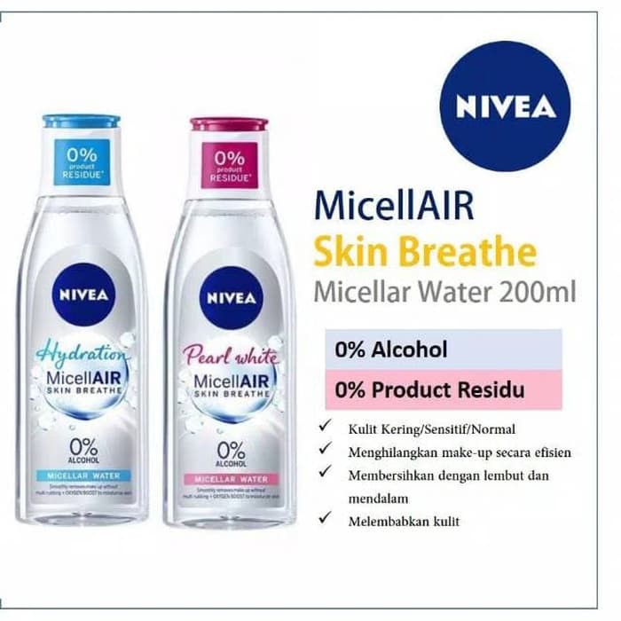 ☘️ CHAROZA ☘️ NIVEA Micellar Water 125ML / 200ML