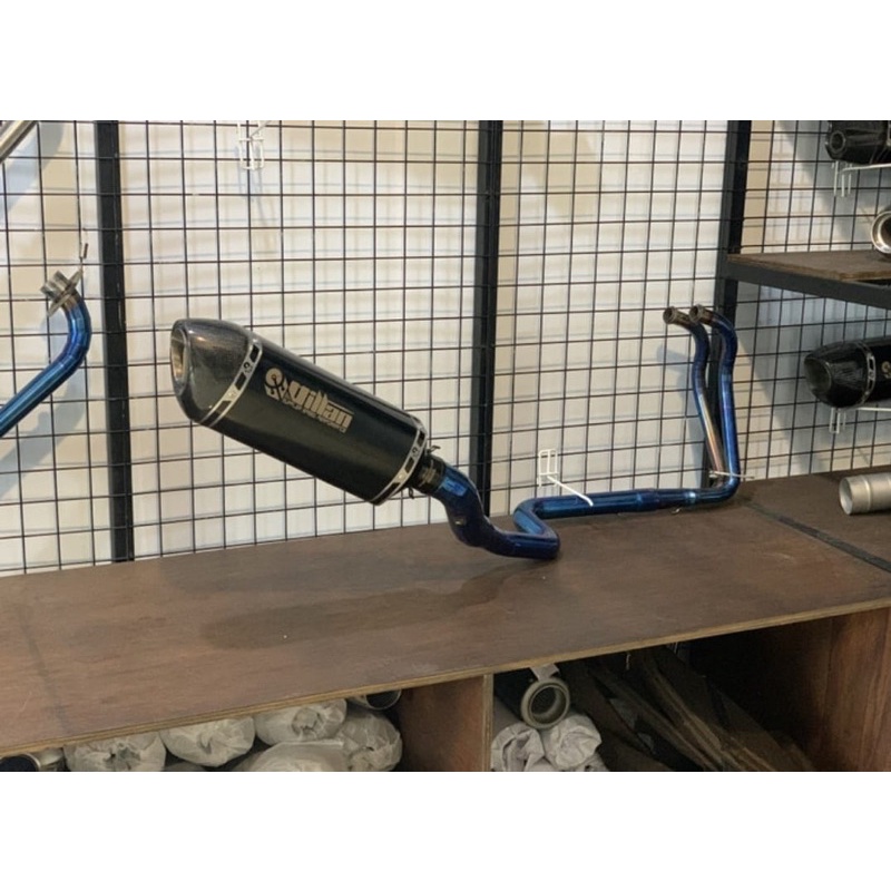 villan zx1 full set header blue cbr250rr ninja250rr z250rr r25 mt25