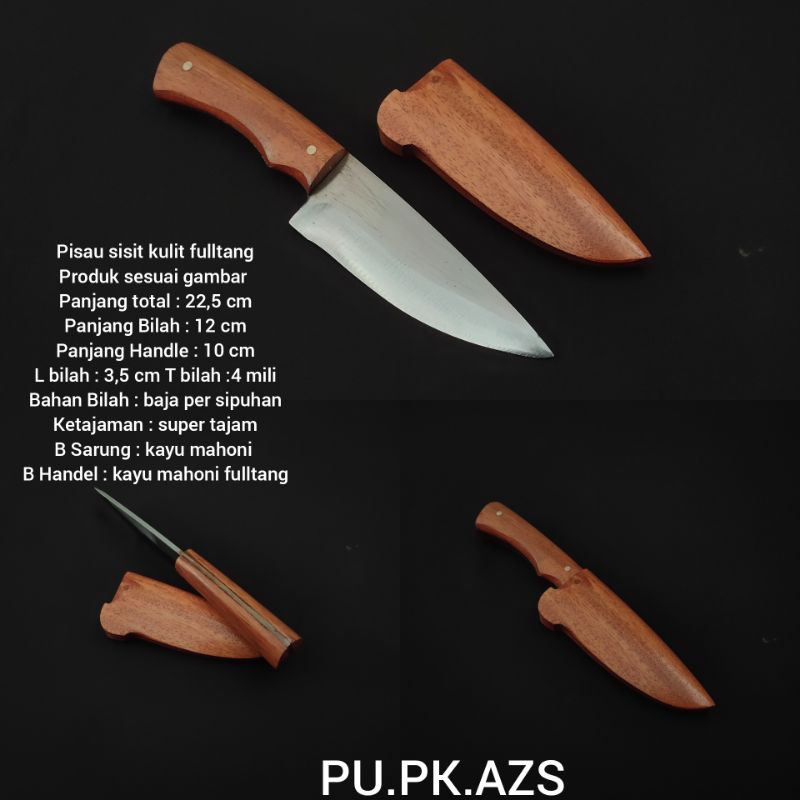 Pisau Seset Sisit Kulit Daging Baja Per fulltang