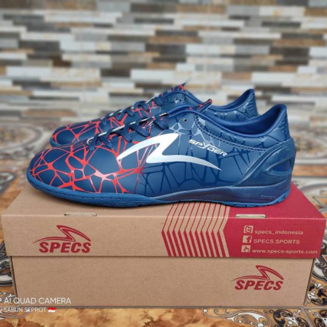 Specs Spyder Galaxy Blue IN Futsal Original