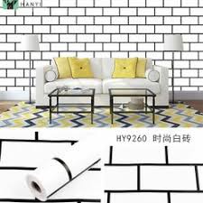 Paket HEMAT Wallpaper Sticker Dinding Motif BATU BATA LIST