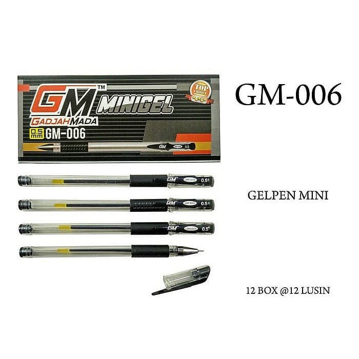 

Pen Pulpen GM006 Bolpen Ballpoint Minigel 0.5 Murah Alat Tulis Kantor - Bu497
