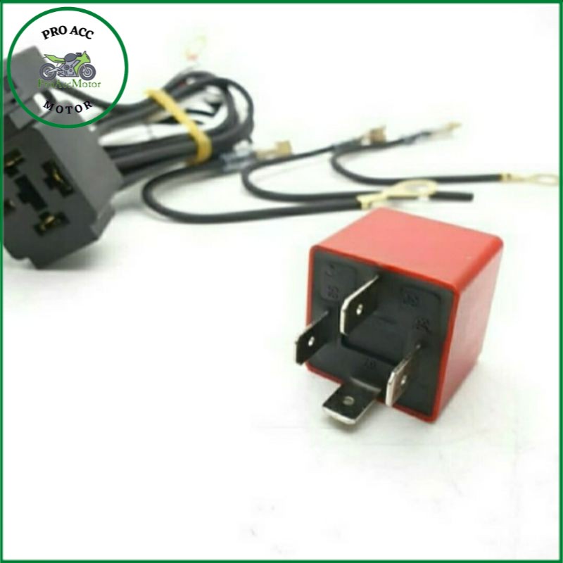 Relay set Denso klakson lampu motor dan mobil