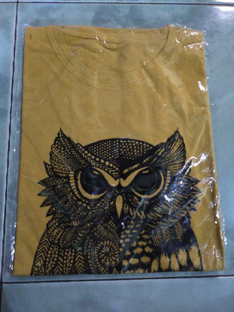 Kaos Distro Pria Owl Batik Kaos Owl Kaos Pria T Shirt Pria