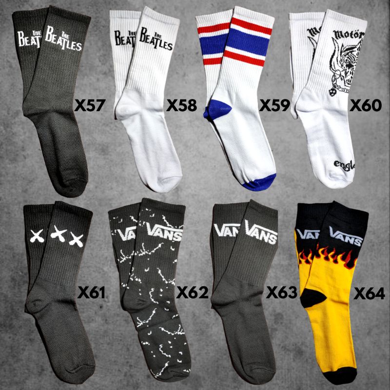 Kaos Kaki Skate Oldschool (BEBAS PILIH MOTIF) Mohaki Official Shop-8