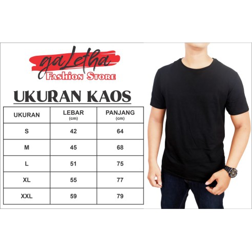 GALETHA - Kaos Islami Sholat Kaos dakwah / kaos distro / baju kaos pria murah COD-HITAM