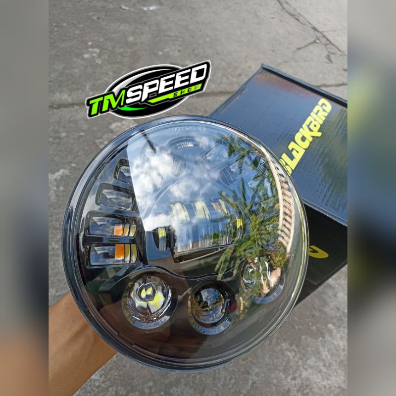 Daymaker 7 inch Blackbird 19 Led kualitas daymaker 7 inchi import terbaik termurah