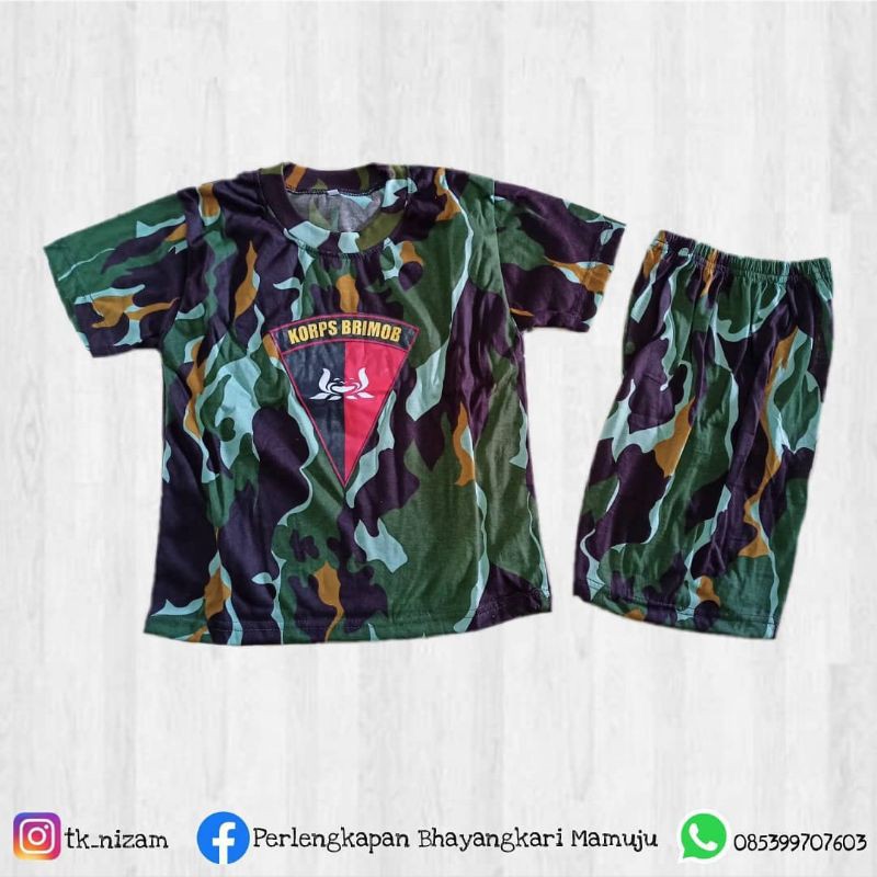 Baju Training anak Brimob