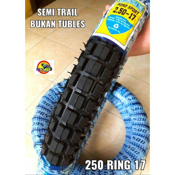 BAN LUAR MOTOR SEMI TRAIL 250 RING 17 - TERMURAH 