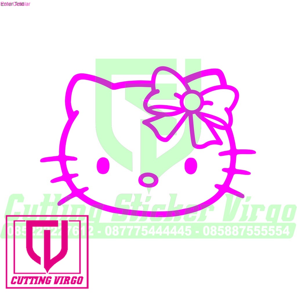

Cutting stiker Hello kitty