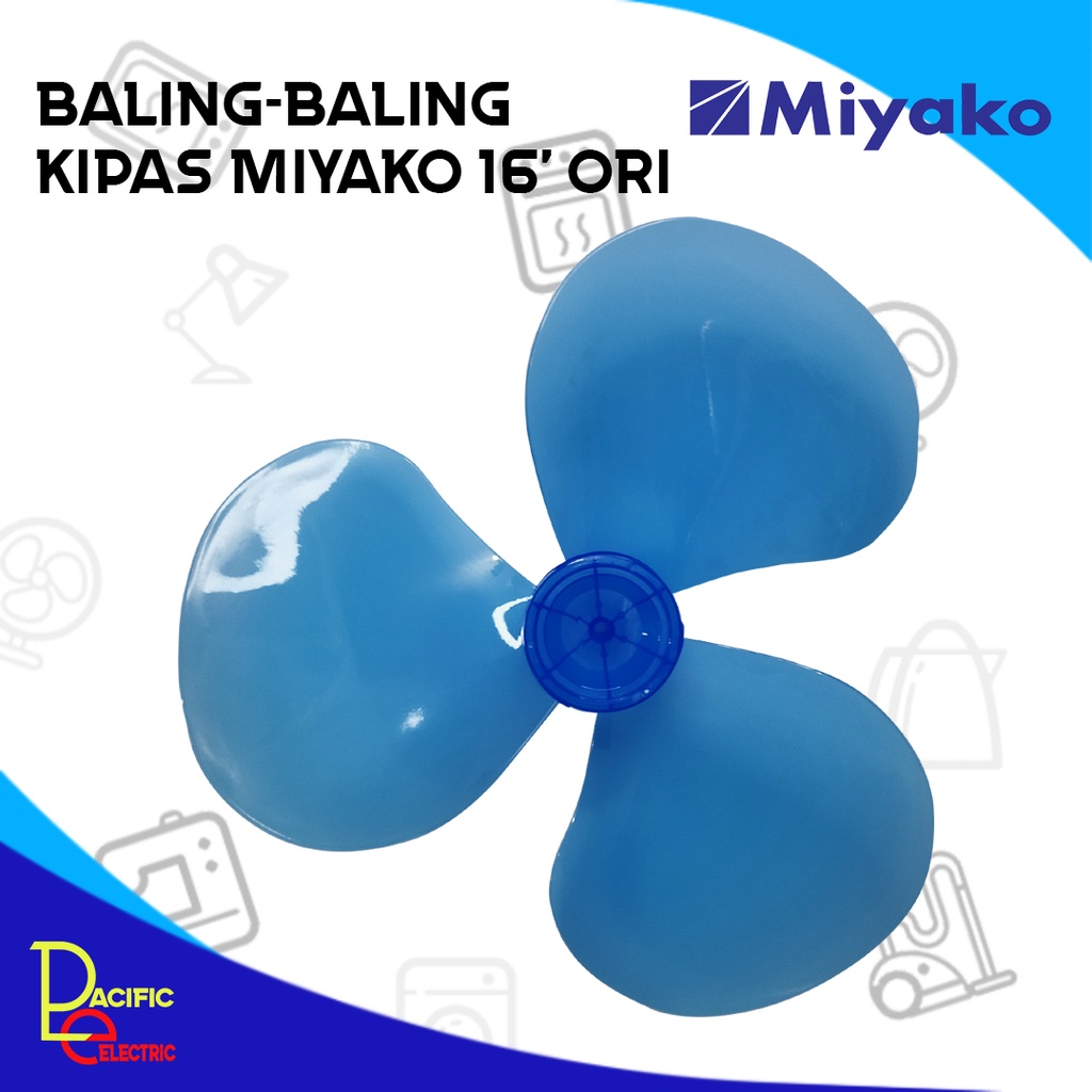 BALING BALING KIPAS ANGIN MIYAKO 16 INCH ORIGINAL BALING BALING KIPAS MIYAKO