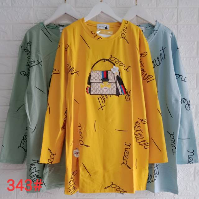 TUNIK GUCCI KAOS IMPORT TIRAMISU