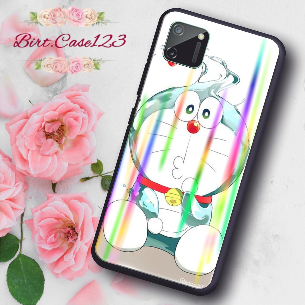 back case glass aurora DORAEMON Realme C1 C2 C3 U1 2 2 Pro 3 Pro 5 5i 5s Pro 6 Pro X Xt C11 BC1685