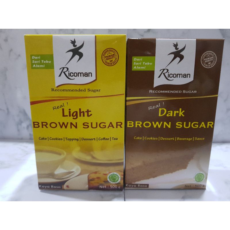 

Dark Brown Sugar / Light Brown Sugar