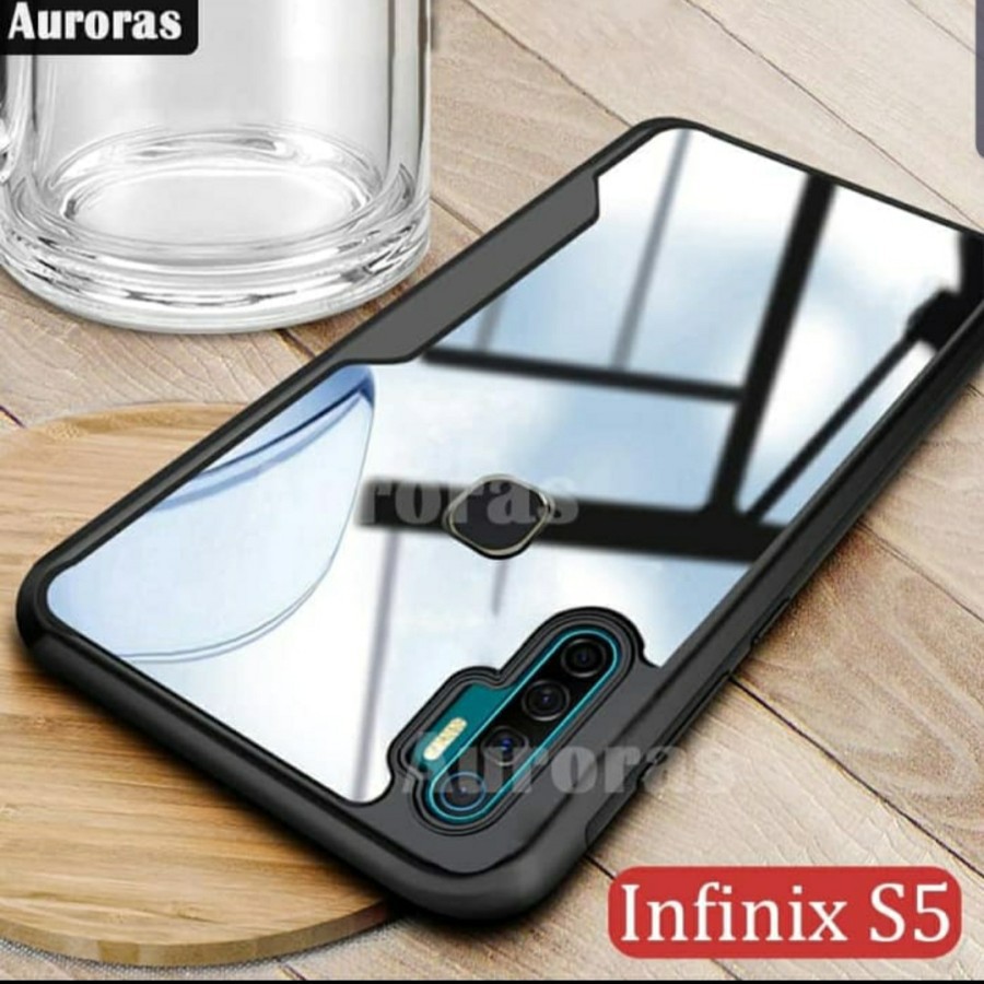 INFINIX S5 S5 LITE SMART 5 HUAWEI P30 PRO Hard Case Fusion Shockproof Clear Armor Bumper