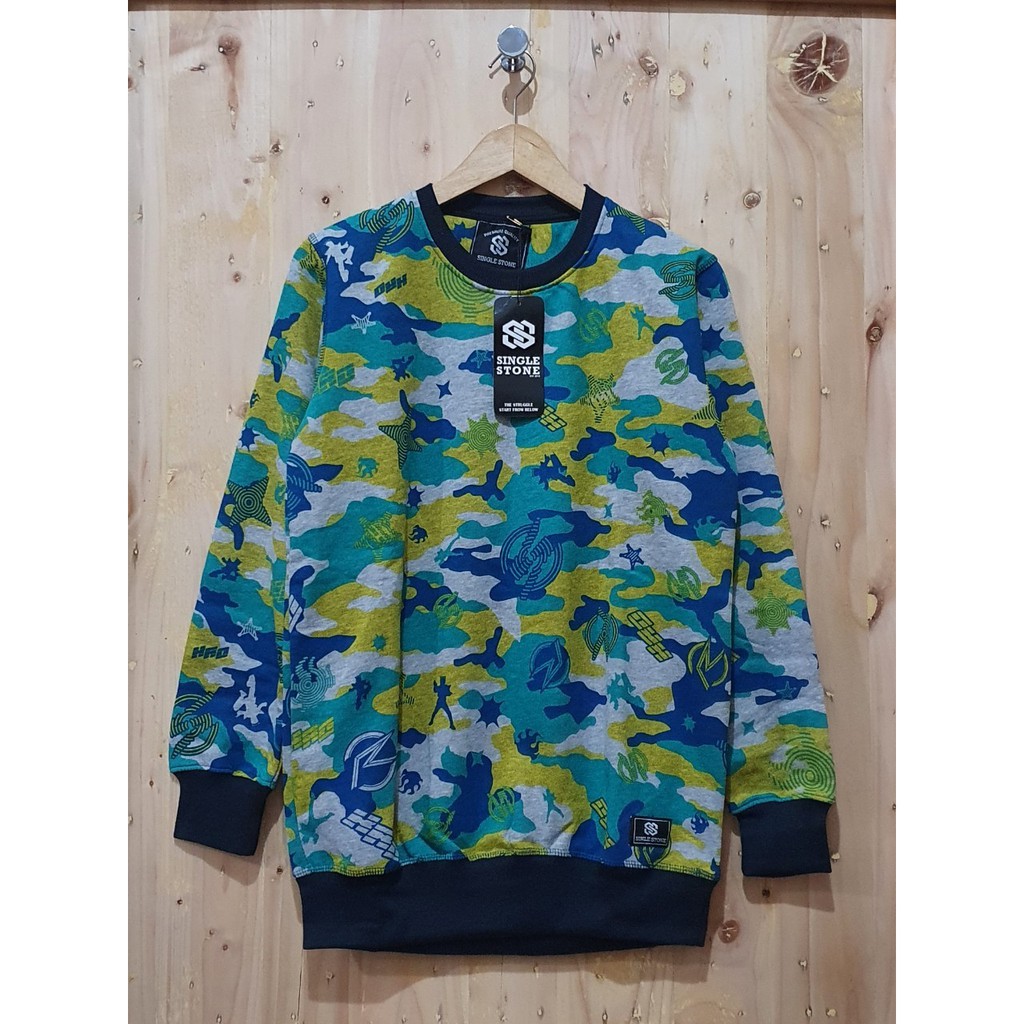 [COD] Sweater Pria Wanita Crewneck Distro Bandung-Earthquake