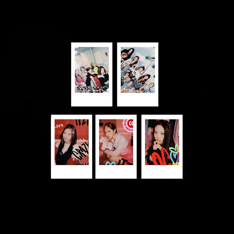 9pcs / Set Kartu Lomo Kpop ITZY Crazy In Love Official Untuk Koleksi Penggemar