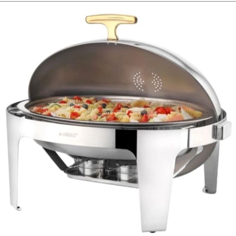 Sunnex Oval Roll Top chafing Dish Set 9 Liter