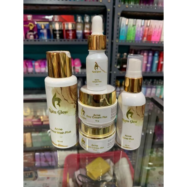 [COD] PROMO SKINCARE BPOM MURAH ORIGINAL 1 PAKET RATU GLOW ACNE SERIES/ BRIGHTENING / KULIT KUSAM/ B