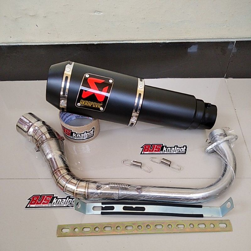 Knalpot akrapovic Nmax Aerox 155 Vario Beat street Scoopy new Xride mio soul Adv pcx Genio-Doff-mio sprty/smile