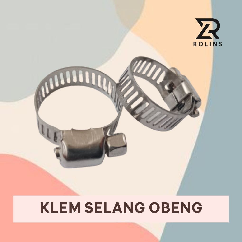 Jual Klem Pengunci Selang Cincin Besi Gas Lpg Regulator Hose Clamp