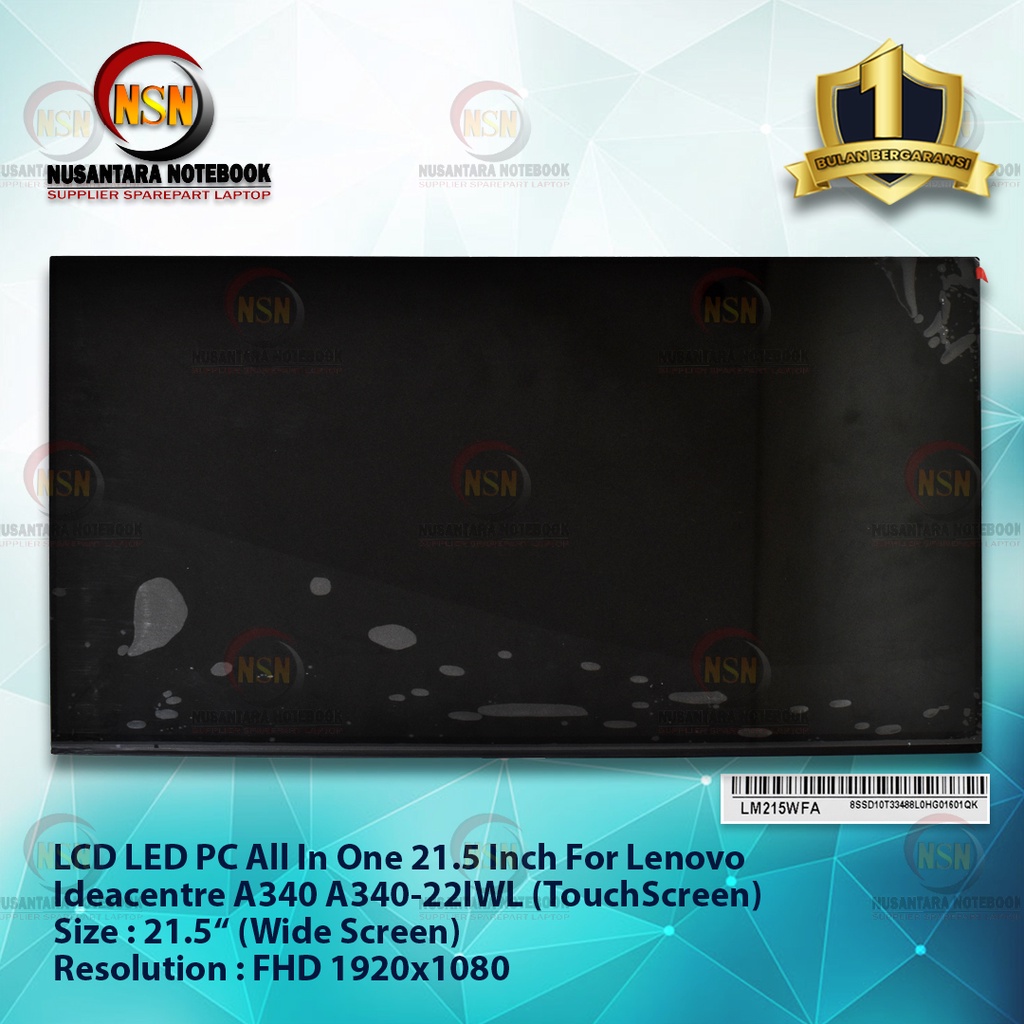 LED 21.5 Inch PC All In One LM215WFA TouchScreen For Lenovo Ideacentre A340 A340-22IWL