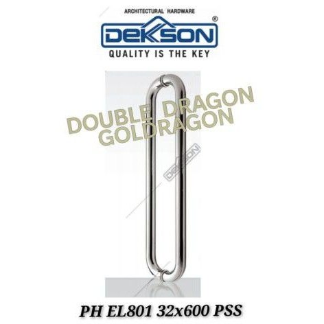 Pull Handle D801 (32 x 600 mm) DEKKSON ECOLINE Stainless