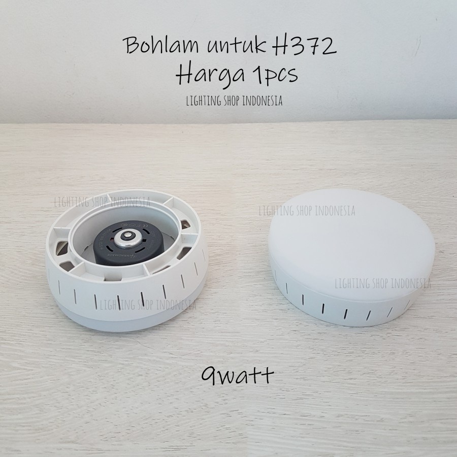 Bohlam led 9w untuk lampu downlight outbow tipe H372 plafon panel