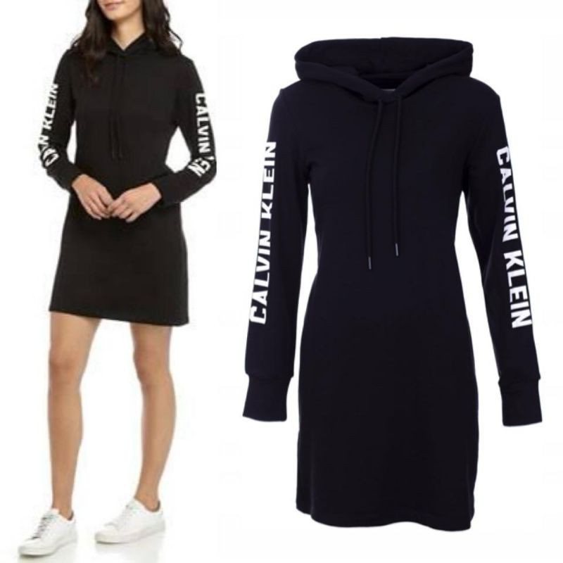 CK black hoodie dress original