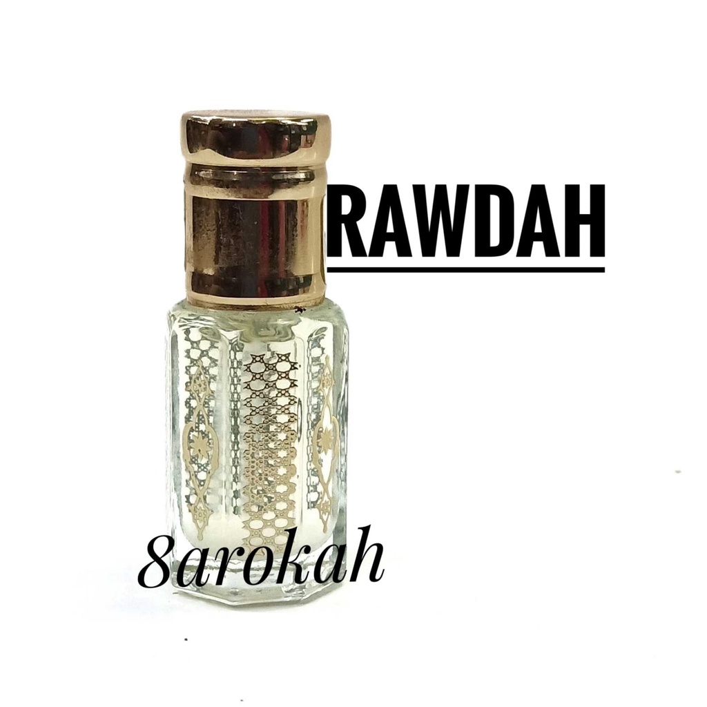 Rawdah Parfum Murni Asli Import Arab Saudi Minyak Misik Raudah Minyak Wangi Perfume Fragrance Pure C