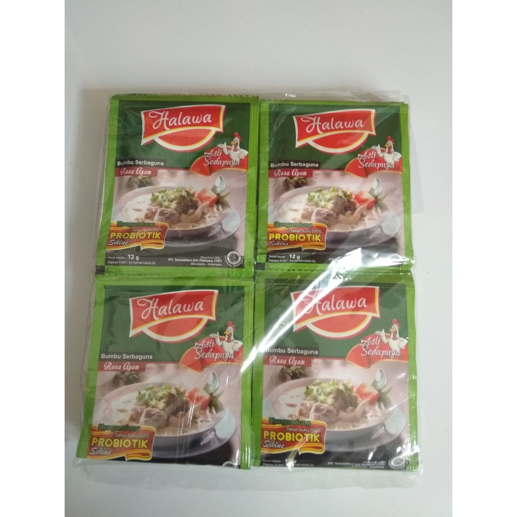 

HALAWA - Bumbu Penyedap Serbaguna (kemasan sachet)