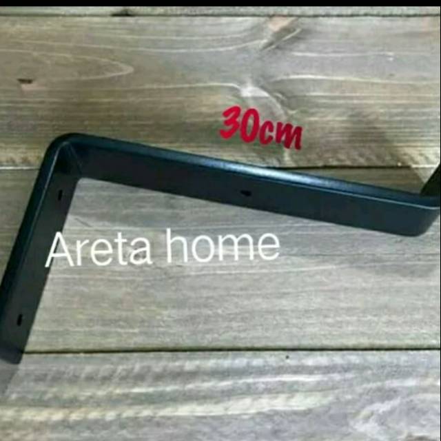 Rak ambalan besi plat tempel