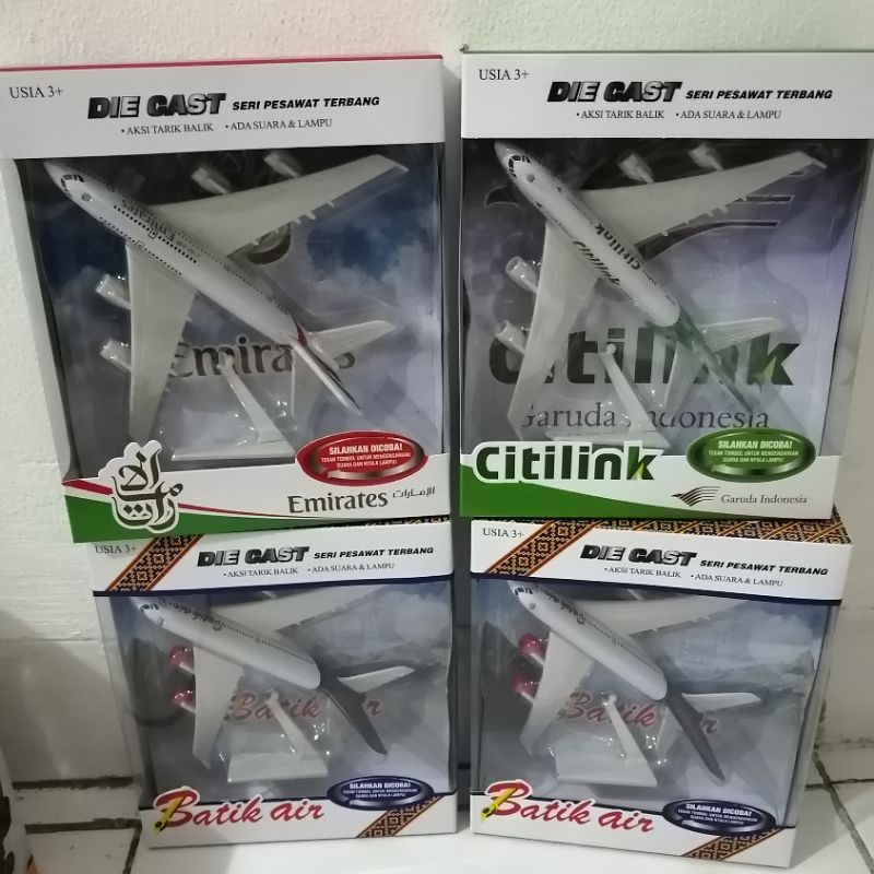 PROMO COD MAINAN diecast miniatur pesawat air bus