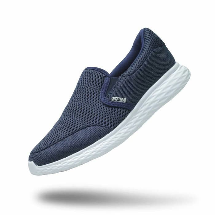 SEPATUSLIPONPRIA SEPATUPRIASLIPON PRIA SLIPONCOWOK TERMURAH E63Y1  SEPATU SNEAKER SLIP-ON EAGLE - NI