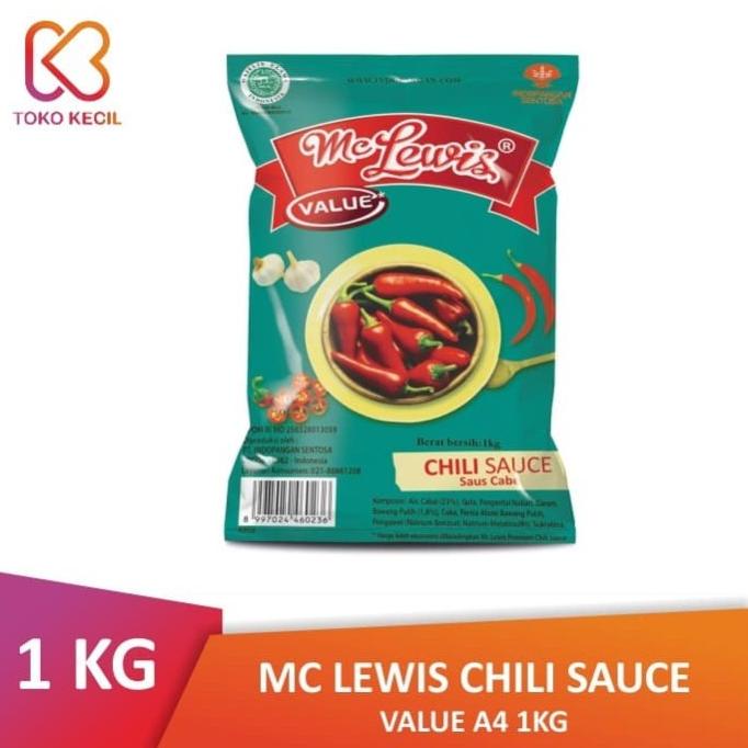 

Cuci Gudang Awal Tahun [POUCH] MCLEWIS Chili Sauce | 1KG VALUE A4 Mc Lewis Cuci Gudang Awal Tahun