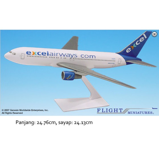 Flight Miniatures 1/200 Excel Airways 767-200