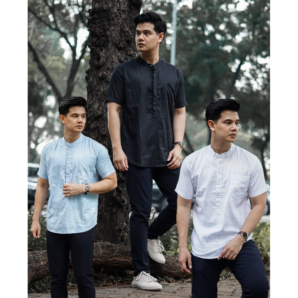 Baju Kemeja Kasual Pria Luisure Quways Lengan Pendek Best Limited Editions