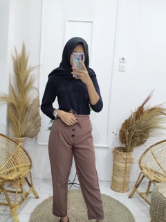 GS CELANA  PANT BAHAN  MOSCREPE  IMPORT TERBARU KEKINIAN 