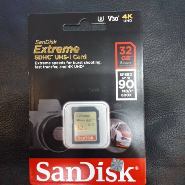 SD Card Sandisk Extreme 32GB (4K) Original