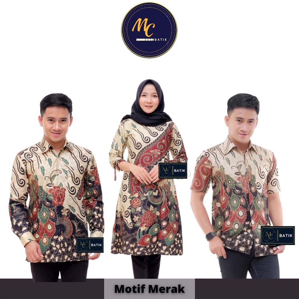 Batik Couple (MC Batik) - Batik Couple Set Batik Couple Modern Ready Seragam M L XL XXL Jumbo